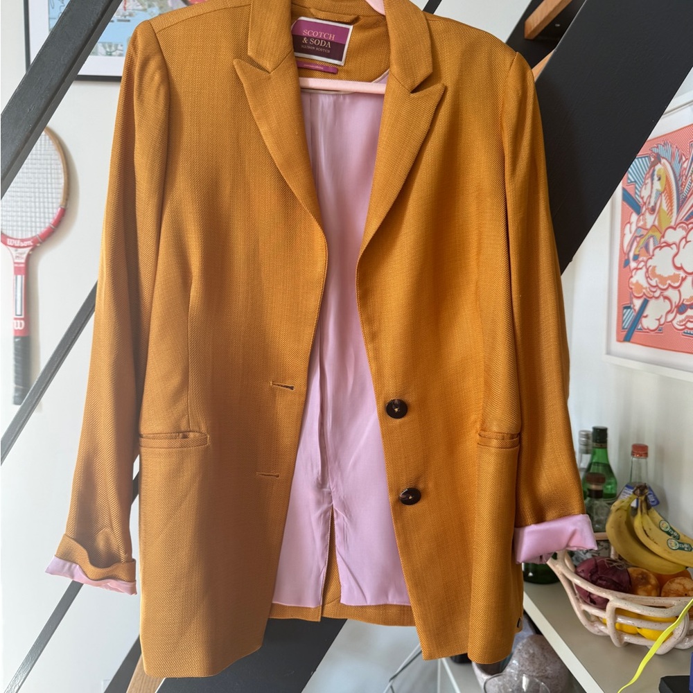 Scotch & Soda Mustard Blazer size M